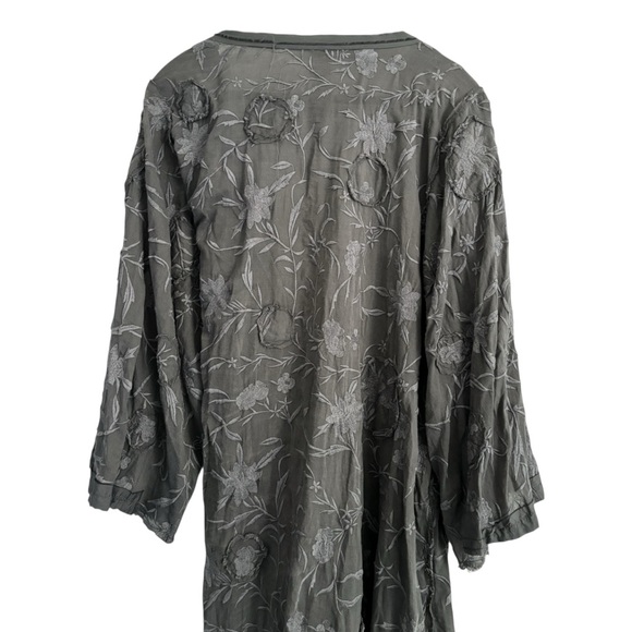 MAGNOLIA PEARL RARE Piano Shawl Kimono Midnight - Picture 5 of 8